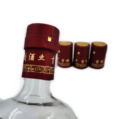 Merobek Botol Anggur Vodka PVC Menyusut topi Wrap Cover 60x35mm