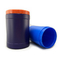 FDA Cylinder Coffee Plastik Bubuk Canister 1200ml Wadah Dengan Tutup