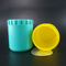 HDPE Silinder Wadah Bubuk Plastik Kosong Jar Tabung Plastik Lurus 500g 600g