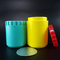 HDPE Silinder Wadah Bubuk Plastik Kosong Jar Tabung Plastik Lurus 500g 600g