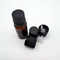 Tutup Botol Plastik Sekrup Hitam Dispensing Covers Lids 18mm W / Orifice Reducers